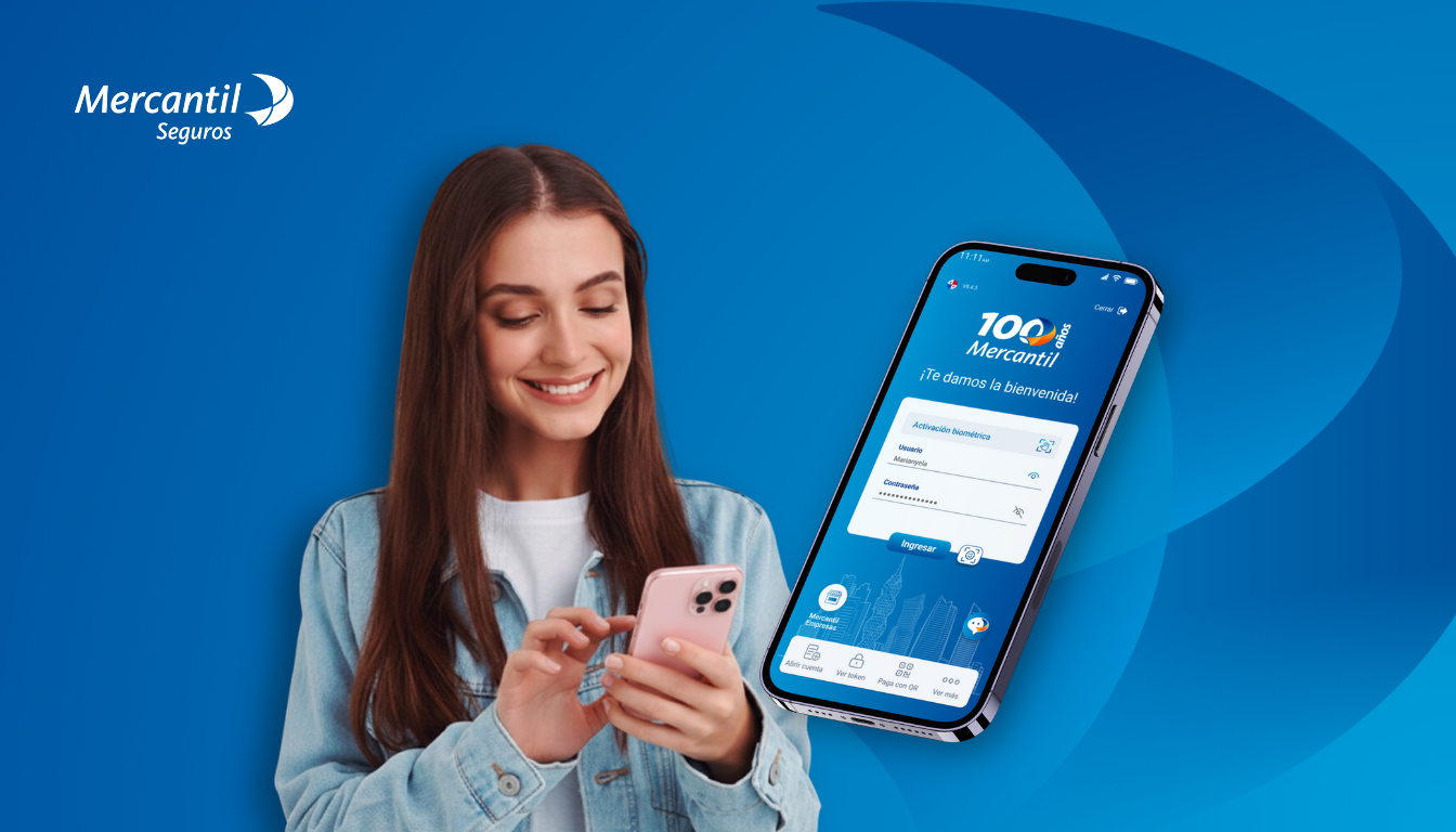 Ahora contratar tu seguro es más fácil que nunca_ Mercantil Seguros a través de Mercantil Banco