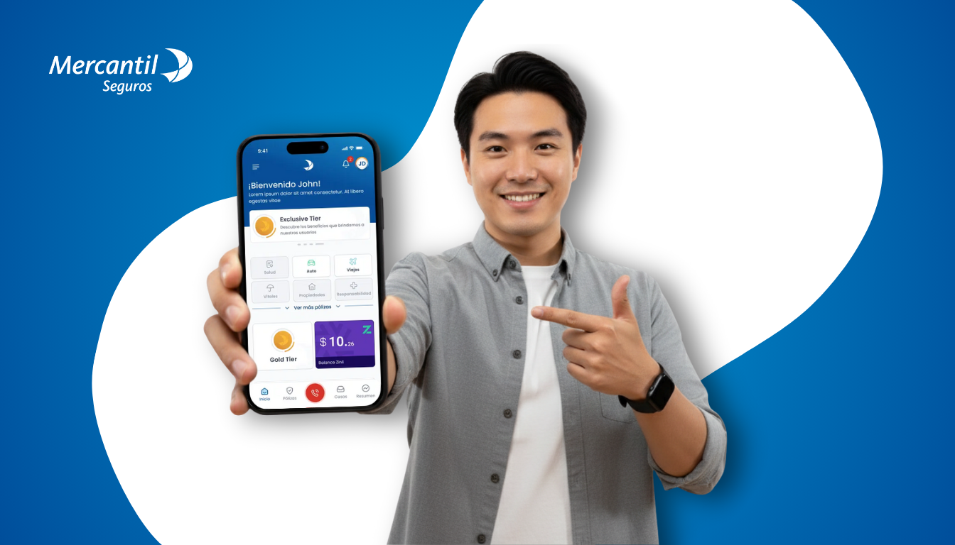 Hazlo todo en un solo lugar_ así puedes pagar tus pólizas desde la app de Mercantil Seguros